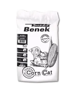 Super Benek - żwirek dla kota kukurydziany Corn Ultra, naturalny 35l