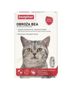 Beaphar - naturalna obroża zapachowa dla kociąt i dorosłych kotów 35cm