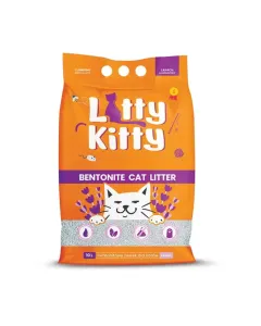 Litty Kitty - żwirek dla kota bentonitowy zbrylający, lawenda 10l