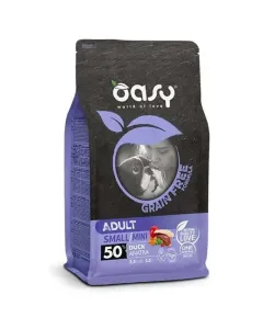 Oasy - karma dla psa 2,5kg Grain Free Adult Small/Mini kaczka