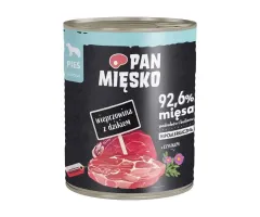 Mokra karma dla psa Pan Mięsko Wieprzowina z dzikiem 800g