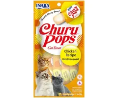 Inaba - kremowy przysmak dla kotów Churu Pops, kurczak 4x15g