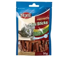 Trixie - przysmak dla kotów Premio Mini Sticks, kurczak z ryżem 50g