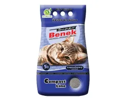 Super Benek - żwirek dla kota bentonitowy zbrylający Compact, morska bryza 5l