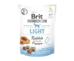 Brit - przysmak dla psa functional snack light rabbit królik z papają 150g