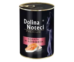 Dolina Noteci mokra karma dla kota Premium, łosoś 400g