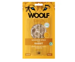 WOOLF - przysmak dla psa earth noohide stick S rabbit królik 90g