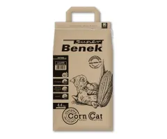 Super Benek - żwirek dla kota kukurydziany Corn Classic, naturalny 7l