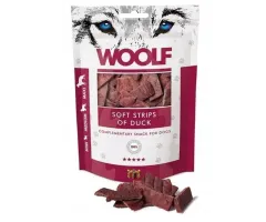 WOOLF - przysmak dla psa soft strips duck kaczka 100g