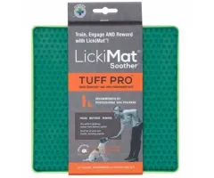 Mata do lizania dla psa Soother Tuff Pro 20x20cm zielona LickiMat