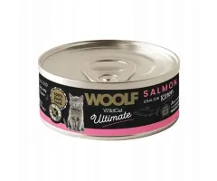 Woolf mokra karma dla kociąt Wild Cat Ultimate Kitten, łosoś 85g