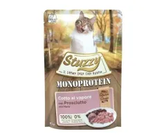 Stuzzy mokra karma dla kota Monoprotein, szynka 85g