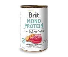 Mokra karma dla psa Brit Mono Protein monobiałkowa tuńczyk ze słodkimi ziemniakami 400g