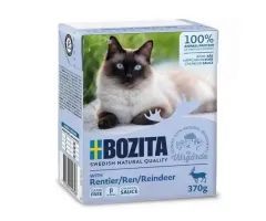 Bozita mokra karma dla kota w sosie, renifer 370g