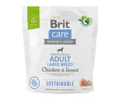 Brit - karma dla psa 1kg Care Dog Sustainable Adult Large Breed kurczak z owadami