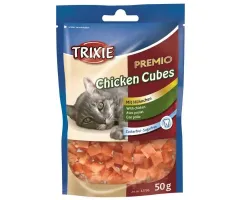 Trixie - przysmak dla kotów Premio Chicken Cubes, kurczak 50g