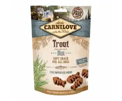 Carnilove - przysmak dla psa soft snack trout&dill pstrąg z koprem 200g