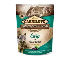 Mokra karma dla psa Carnilove Dog Pouch Carp&Black Carrot karp z czarną marchwią 300g