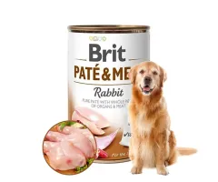 Mokra karma dla psa Brit Pate&Meat Rabbit królik 400g