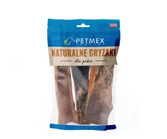 Gryzak dla psa naturalny skóra jelenia 15cm przysmak PETMEX 100g