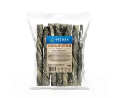 Gryzak dla psa naturalny skóra dorsza twist przysmak PETMEX 200g