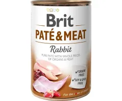 Mokra karma dla psa Brit Pate&Meat królik 800g