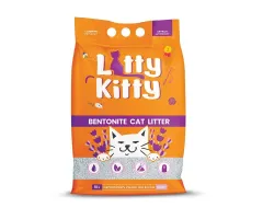 Litty Kitty - żwirek dla kota bentonitowy zbrylający, lawenda 10l