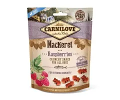 Carnilove - przysmak dla psa crunchy snack mackerel&rasperries makrela z malinami 200g