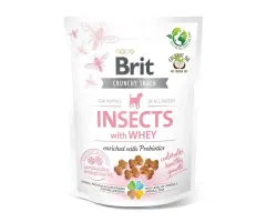 Brit - przysmak dla psa crunchy cracker snack puppy insects owady z serwatką 150g