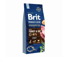 Brit - karma dla psa 15kg Premium by Nature Light indyk z kurczakiem