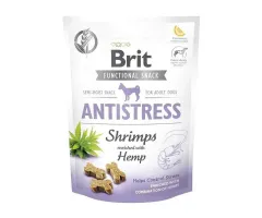 Brit - przysmak dla psa functional snack antistress shrimp krewetki z konopią 150g