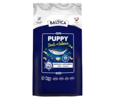 Baltica - karma dla psa 9kg Puppy Medium&Large Breed kaczka z łososiem