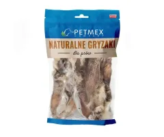 Gryzak dla psa naturalny ucho królika z futrem przysmak PETMEX 100g