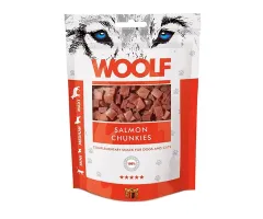 WOOLF - przysmak dla psa chunkies salmon łosoś 100g