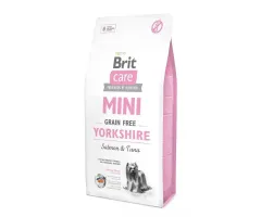 Brit - karma dla psa 2kg Care Dog Mini Grain-Free Yorkshire łosoś z tuńczykiem