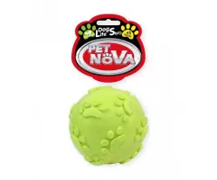 Piłka piszcząca dla psa 6cm limonka Pet Nova