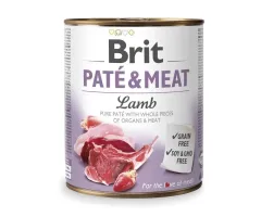 Mokra karma dla psa Brit Pate&Meat jagnięcina 800g