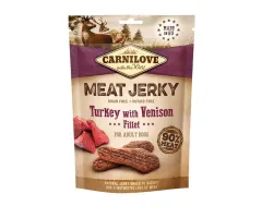 Carnilove - przysmak dla psa meat jerky fillet turkey&vension indyk z dziczyzną 100g