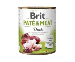 Mokra karma dla psa Brit Pate&Meat kaczka 800g