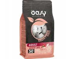 Oasy - karma dla psa 12kg Grain Free Adult Medium/Large indyk