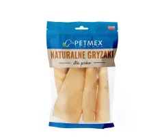 Gryzak dla psa naturalny skóra wołowa 15cm przysmak PETMEX 100g