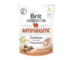 Brit - przysmak dla psa functional snack antiparasitic salmon łosoś z rumiankiem 150g