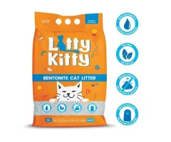 Litty Kitty - żwirek dla kota bentonitowy zbrylający, naturalny 10l