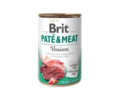 Mokra karma dla psa Brit Pate&Meat dziczyzna 400g