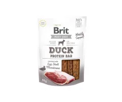 Brit - przysmak dla psa meaty jerky protein bar duck kaczka 80g