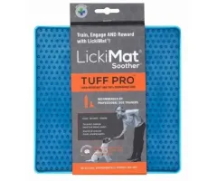 Mata do lizania dla psa Soother Tuff Pro 20x20cm niebieska LickiMat