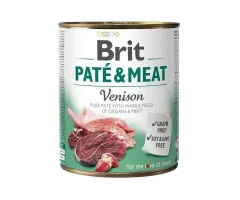 Mokra karma dla psa Brit Pate&Meat Venison dziczyzna 800g